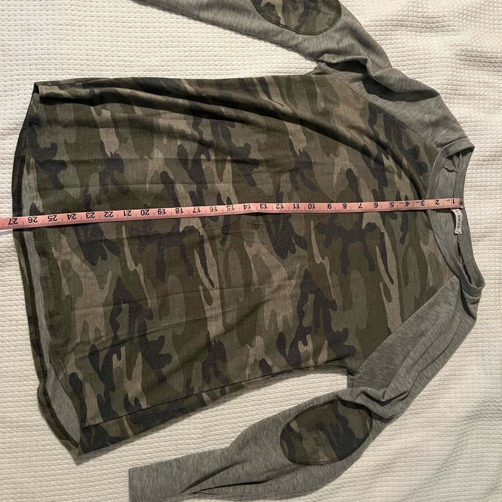 Camo Long Sleeve Women's Top